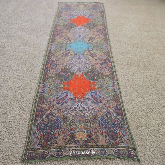 Etro Scarf Wool Silk - Picture 9 of 12